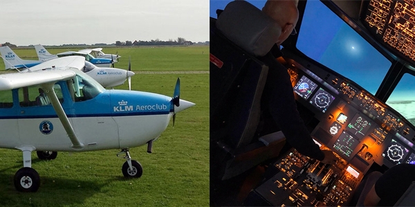 Verhuur vliegtuigen en simulators